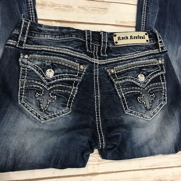 Rock Revival Maggie Boot Easy Jeans Size 30 bootcut - Picture 16 of 16